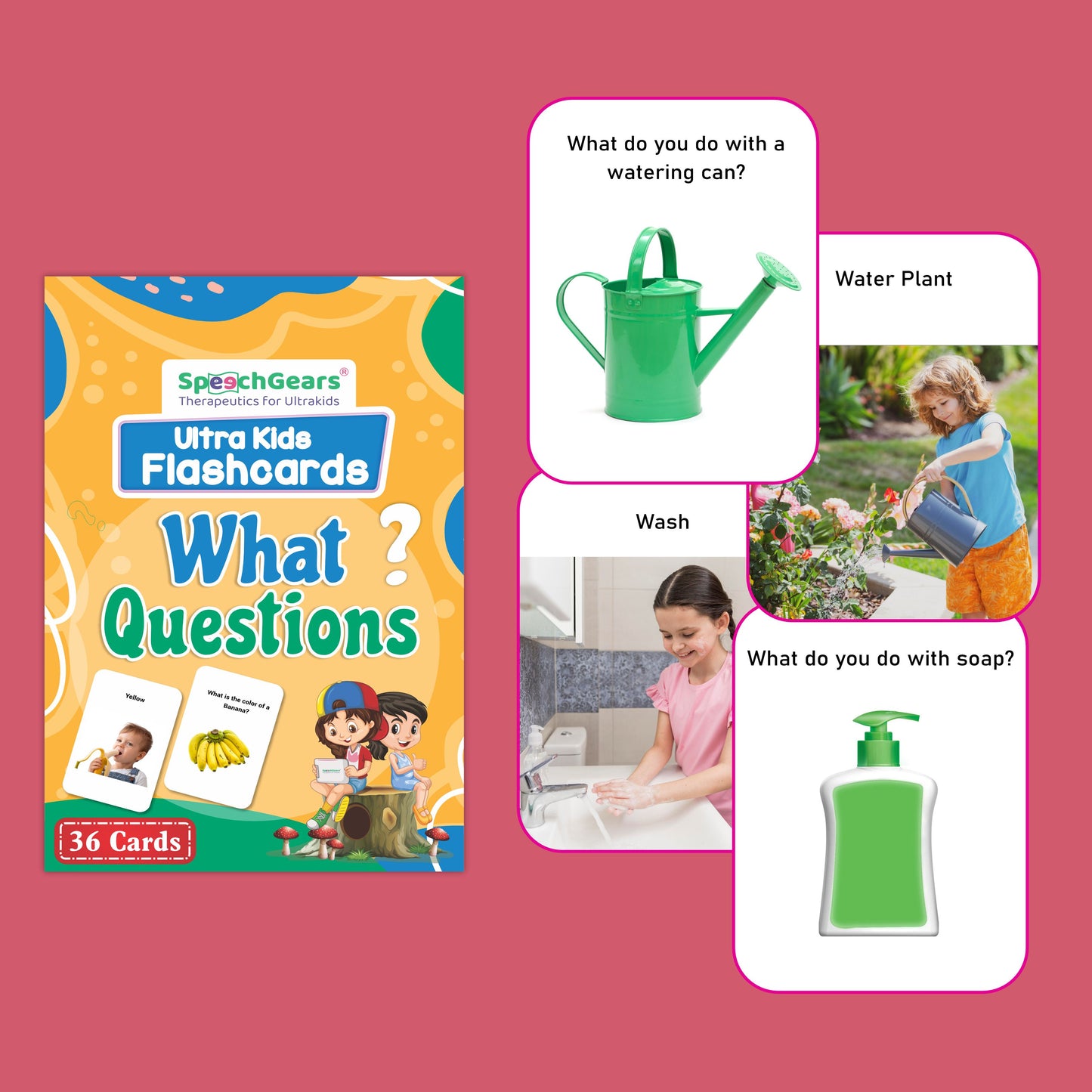 SpeechGears What Questions Flashcards