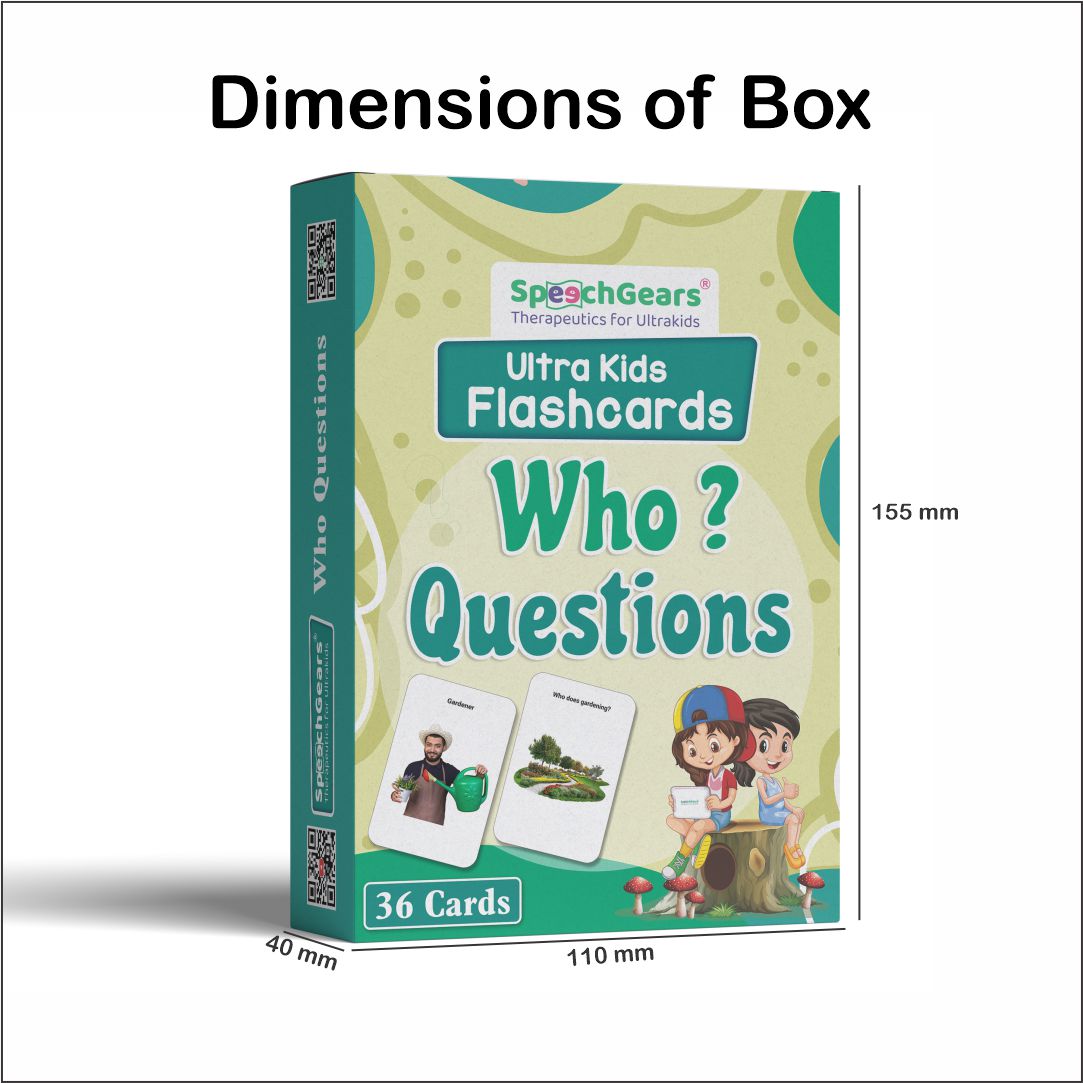 SpeechGears Who Questions Flashcards