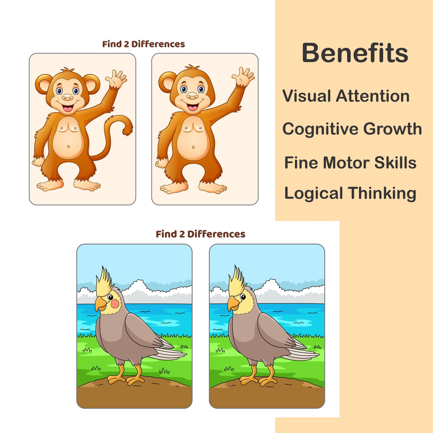 SpeechGears Find the Differences Book