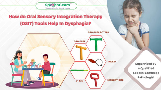 Oro-Tube Dotted an Oral motor tool