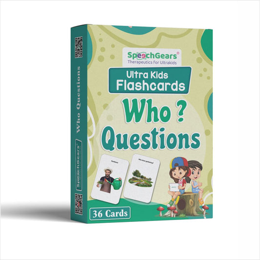 SpeechGears Who Questions Flashcards