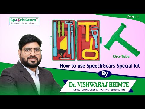 SpeechGears Therapeutic Special Kit- Oral Motor & Speech Therapy Tools